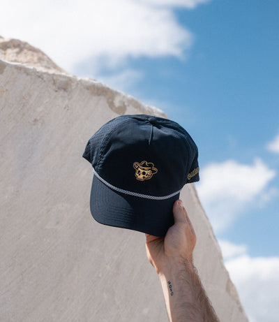 Outlaw Golf Performance Rope  Hat - Navy