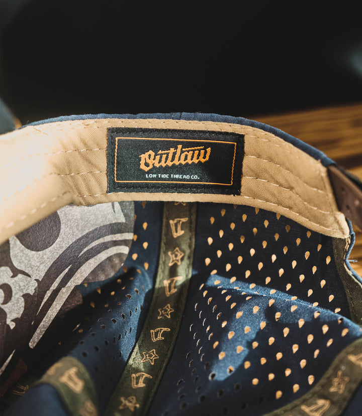 Outlaw Golf Performance Rope  Hat - Navy