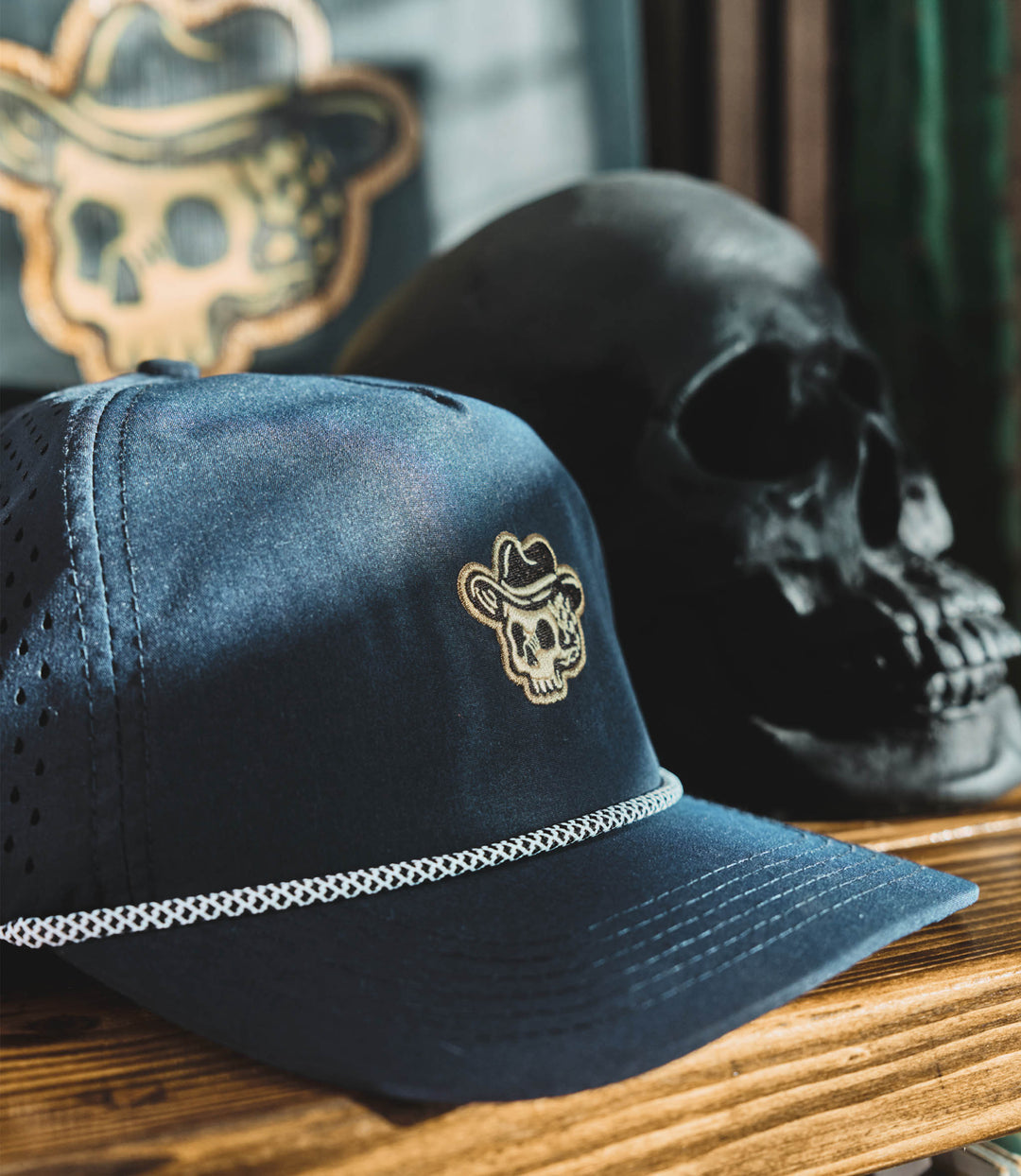 Outlaw Golf Performance Rope  Hat - Navy