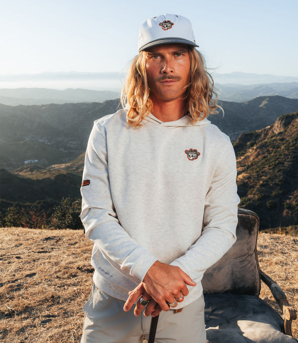 Outlaw Golf Highline™ Pullover- Light Heather