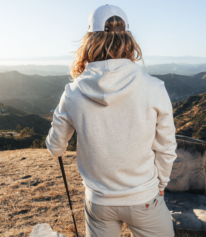 Outlaw Golf Highline™ Pullover- Light Heather