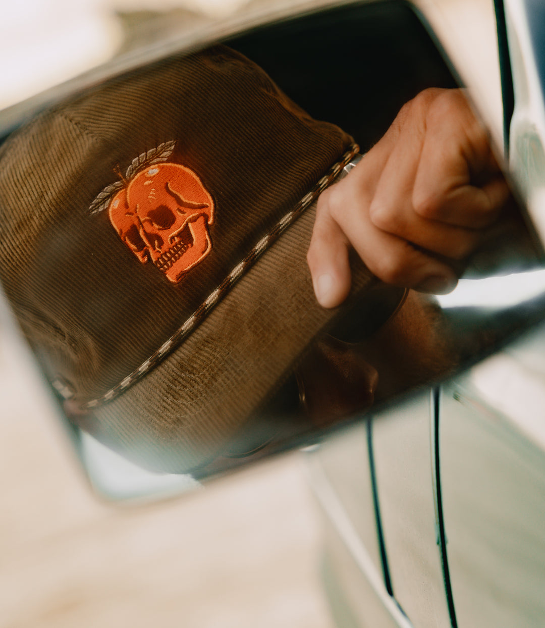 Peachy Corduroy Snapback