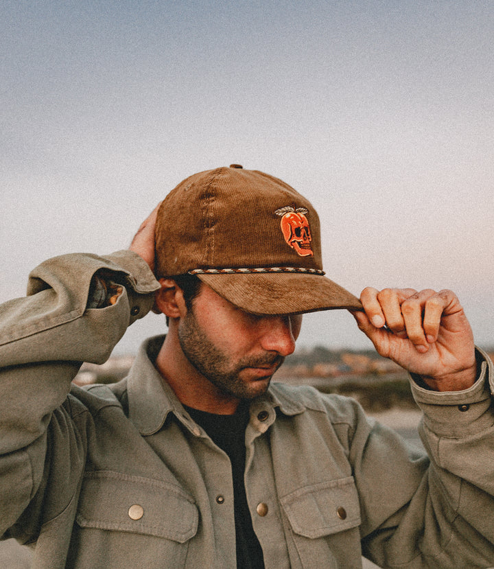 Peachy Corduroy Snapback