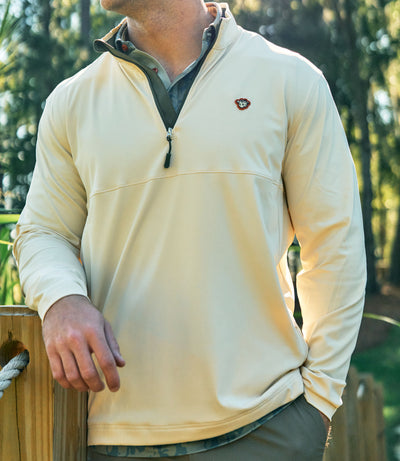 Outlaw Golf - Phantom Q-Zip - Cream