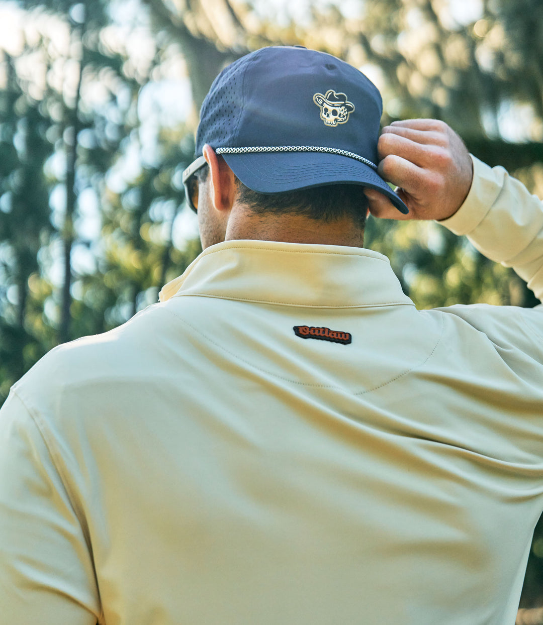 Outlaw Golf - Phantom Q-Zip - Cream