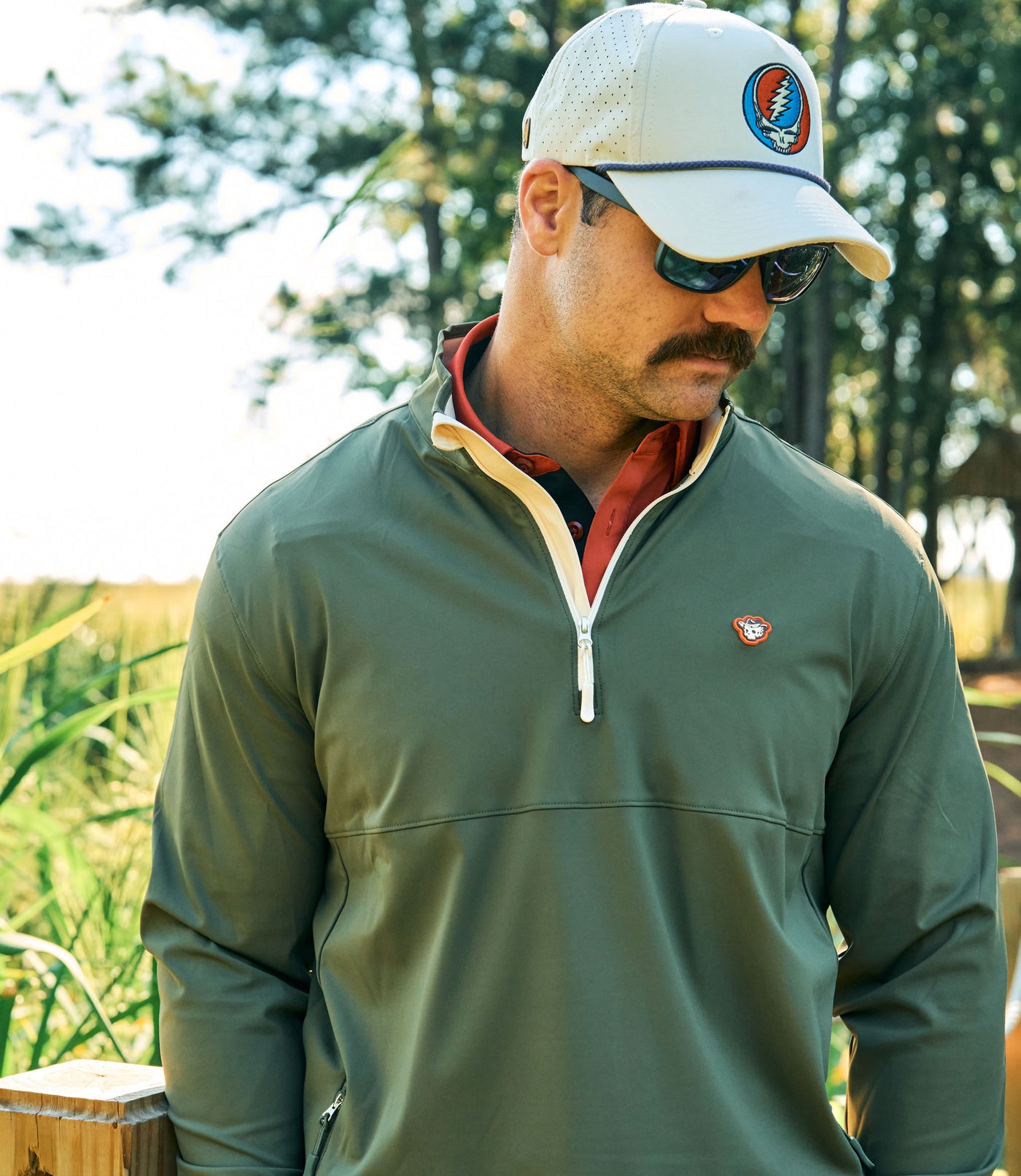 Outlaw Golf - Phantom Q Zip - Iguana