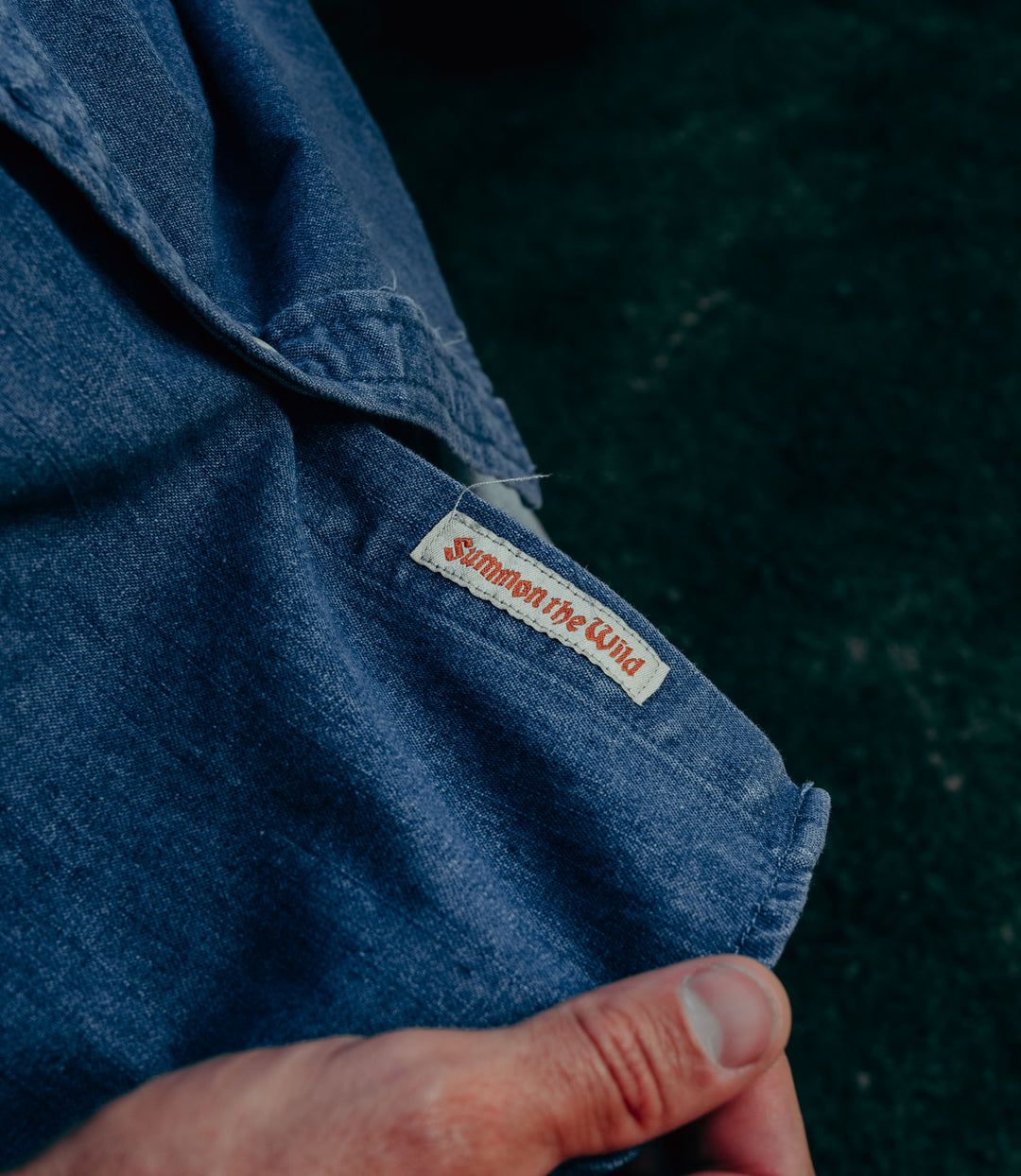 Trailcoast Retro Striped Western Denim Snap Shirt