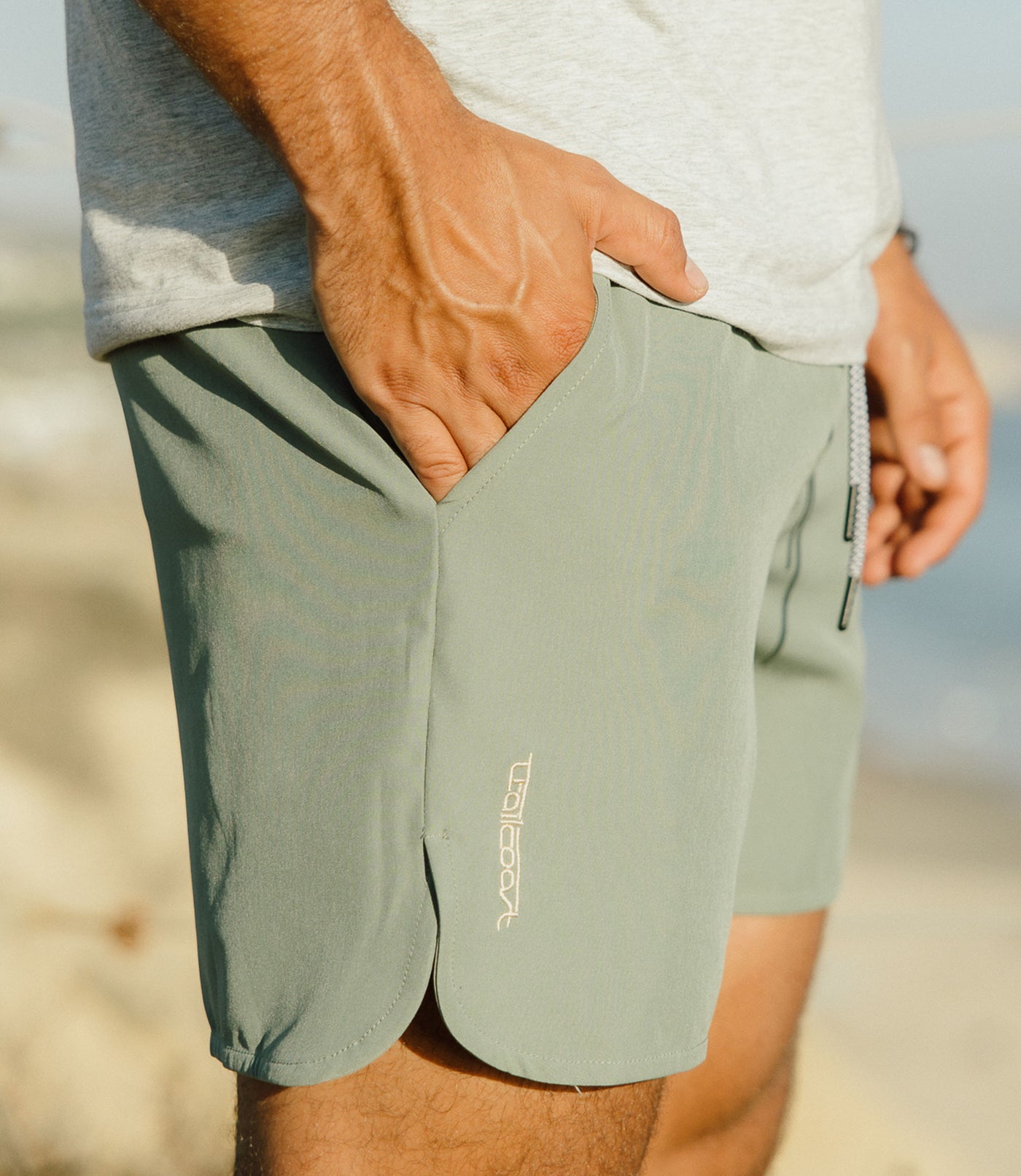 Trailcoast Rip Tide Trunks - Aspen Green