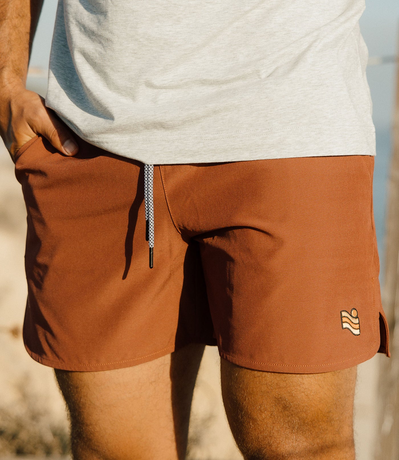Trailcoast Rip Tide Trunks - Spiced Apple