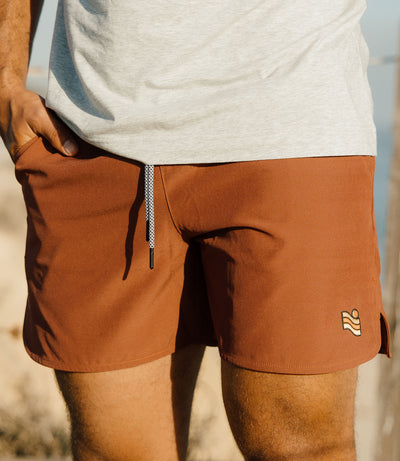 Trailcoast Rip Tide Trunks - Spiced Apple