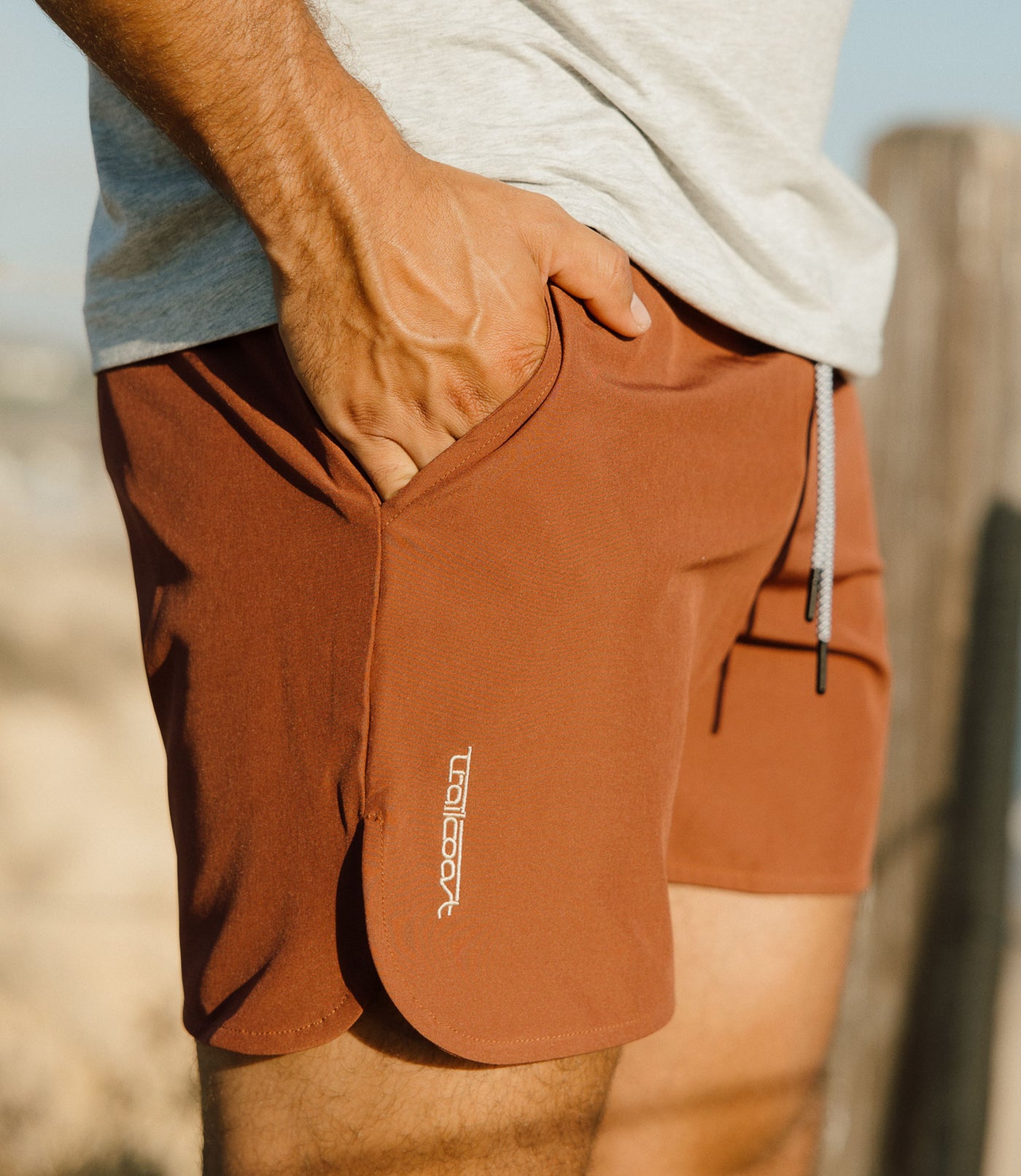 Trailcoast Rip Tide Trunks - Spiced Apple