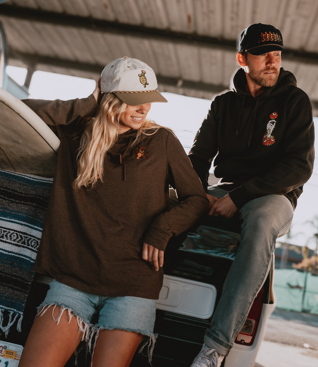 Grateful Dead Roses Hoodie