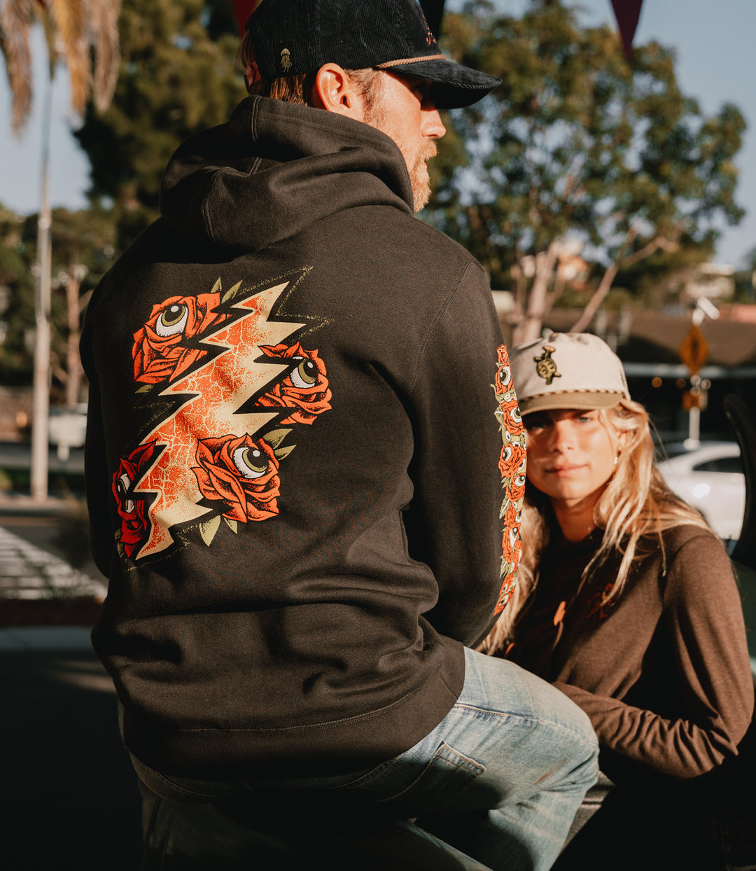 Grateful Dead Roses Hoodie