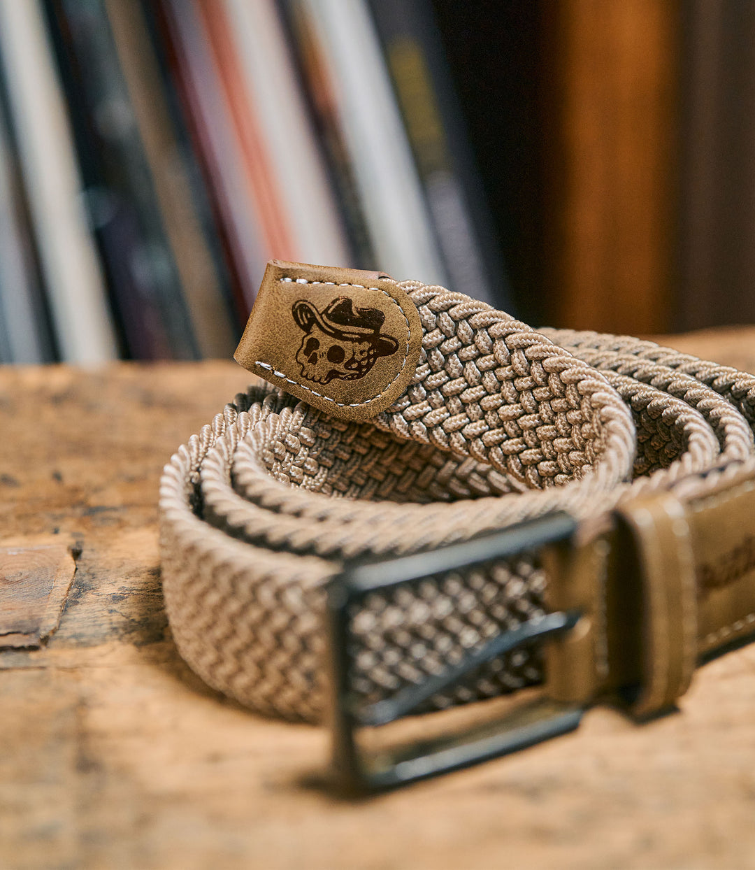 Outlaw Golf Braided Belt - Sand