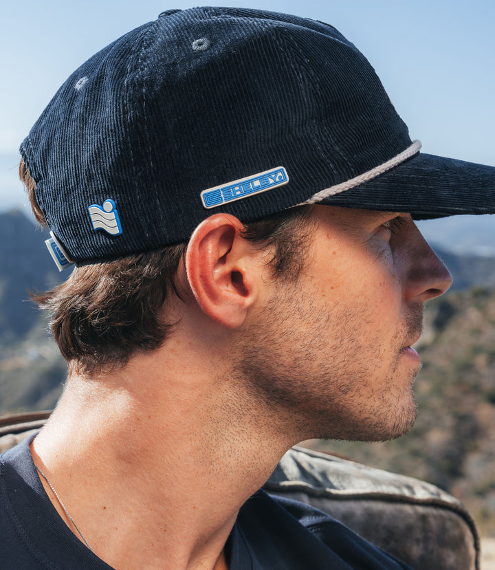Shelby Snake Logo Corduroy Snapback
