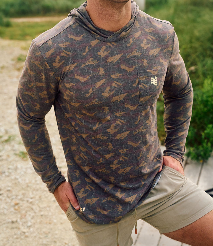 Trailcoast Slushie Camo UPF Pullover