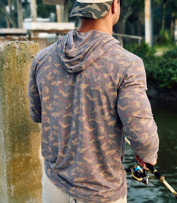 Trailcoast Slushie Camo UPF Pullover