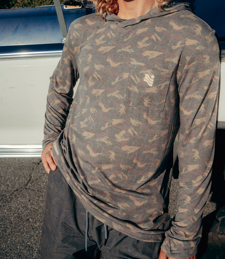 Trailcoast Slushie Camo UPF Pullover