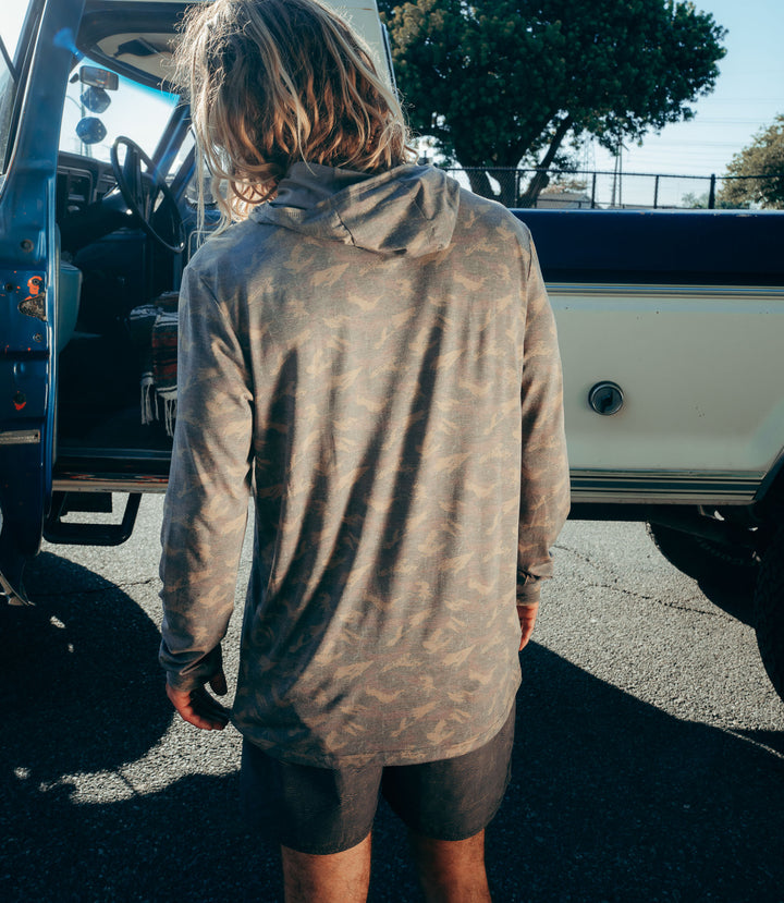 Trailcoast Slushie Camo UPF Pullover