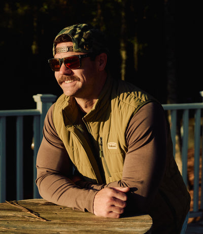 Trailcoast Thresher LS Base Tee - Dark Roast