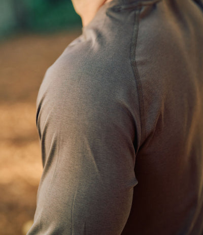 Trailcoast Thresher LS Base Tee - Dark Roast