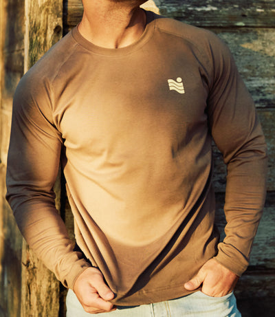 Trailcoast Thresher LS Base Tee - Fossil