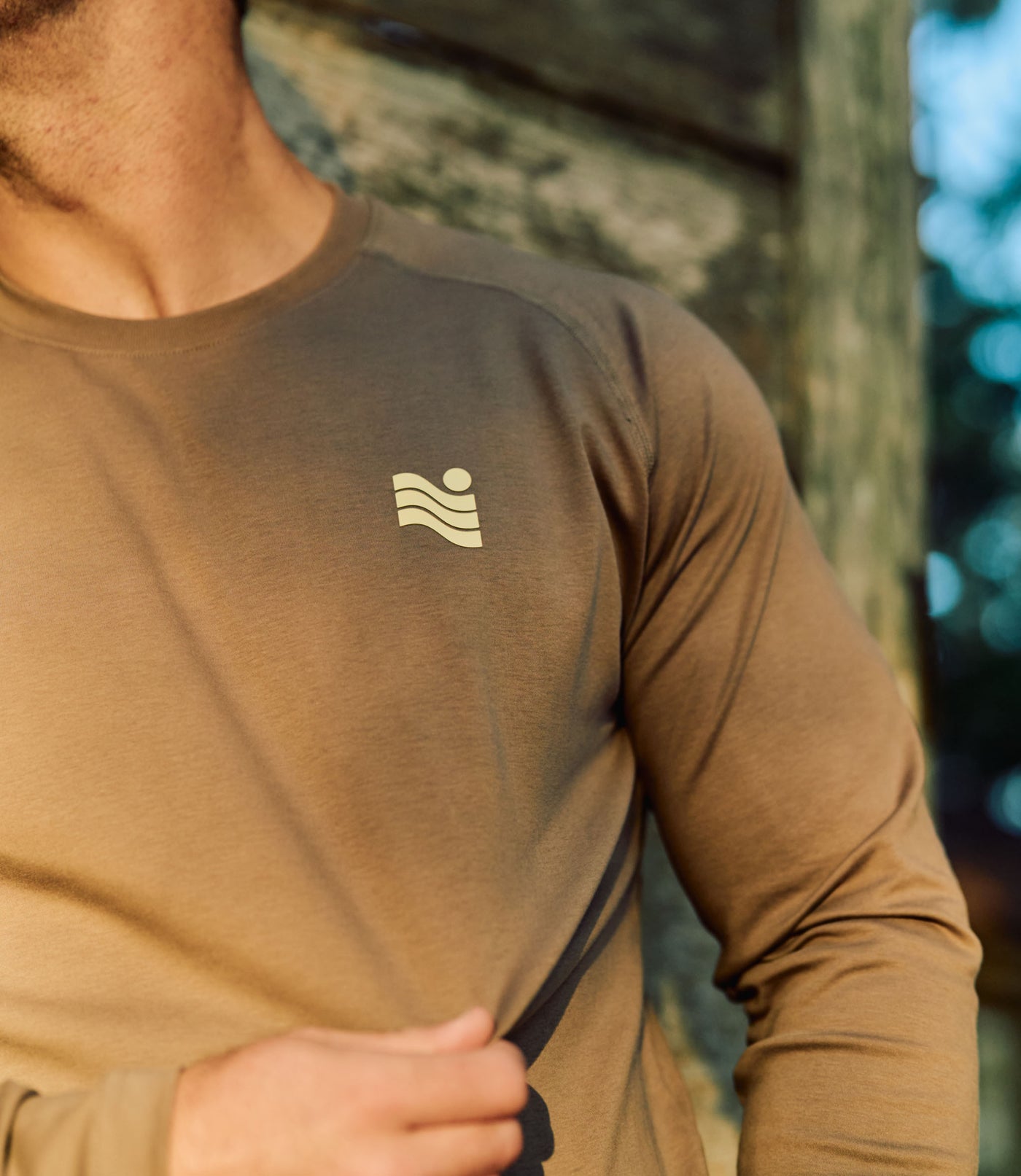 Trailcoast Thresher LS Base Tee - Fossil