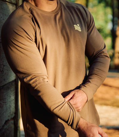 Trailcoast Thresher LS Base Tee - Fossil