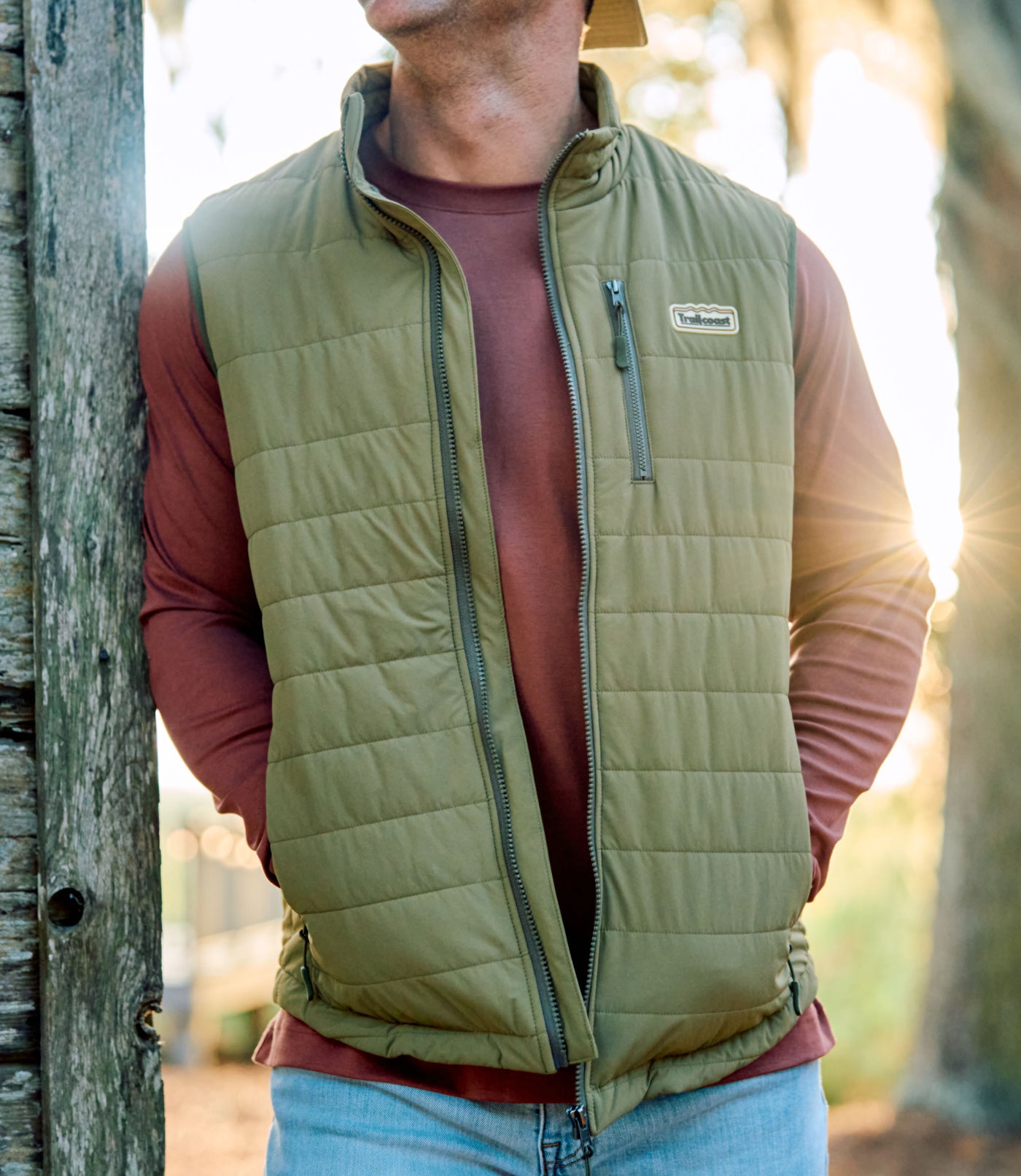 Trailcoast Thresher LS Base Tee - Sequoia