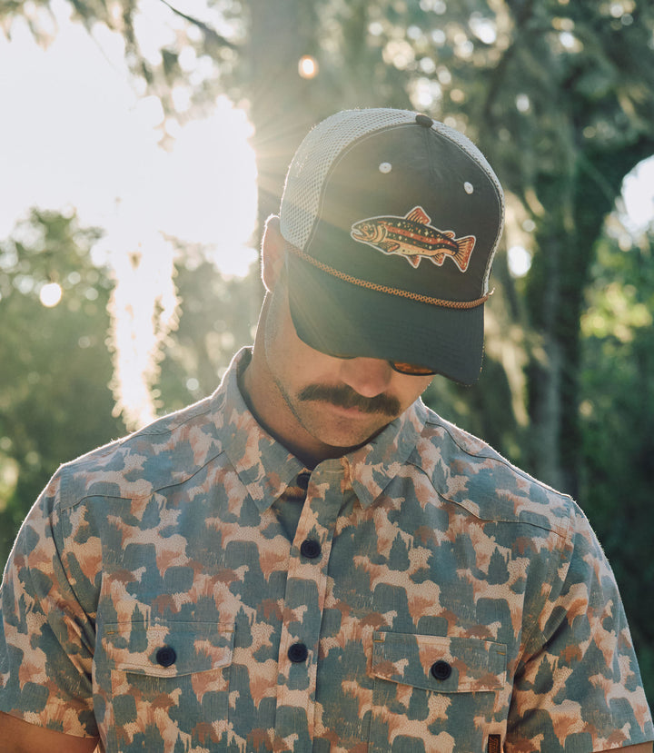 Trailcoast Rainbow Trout Snapback