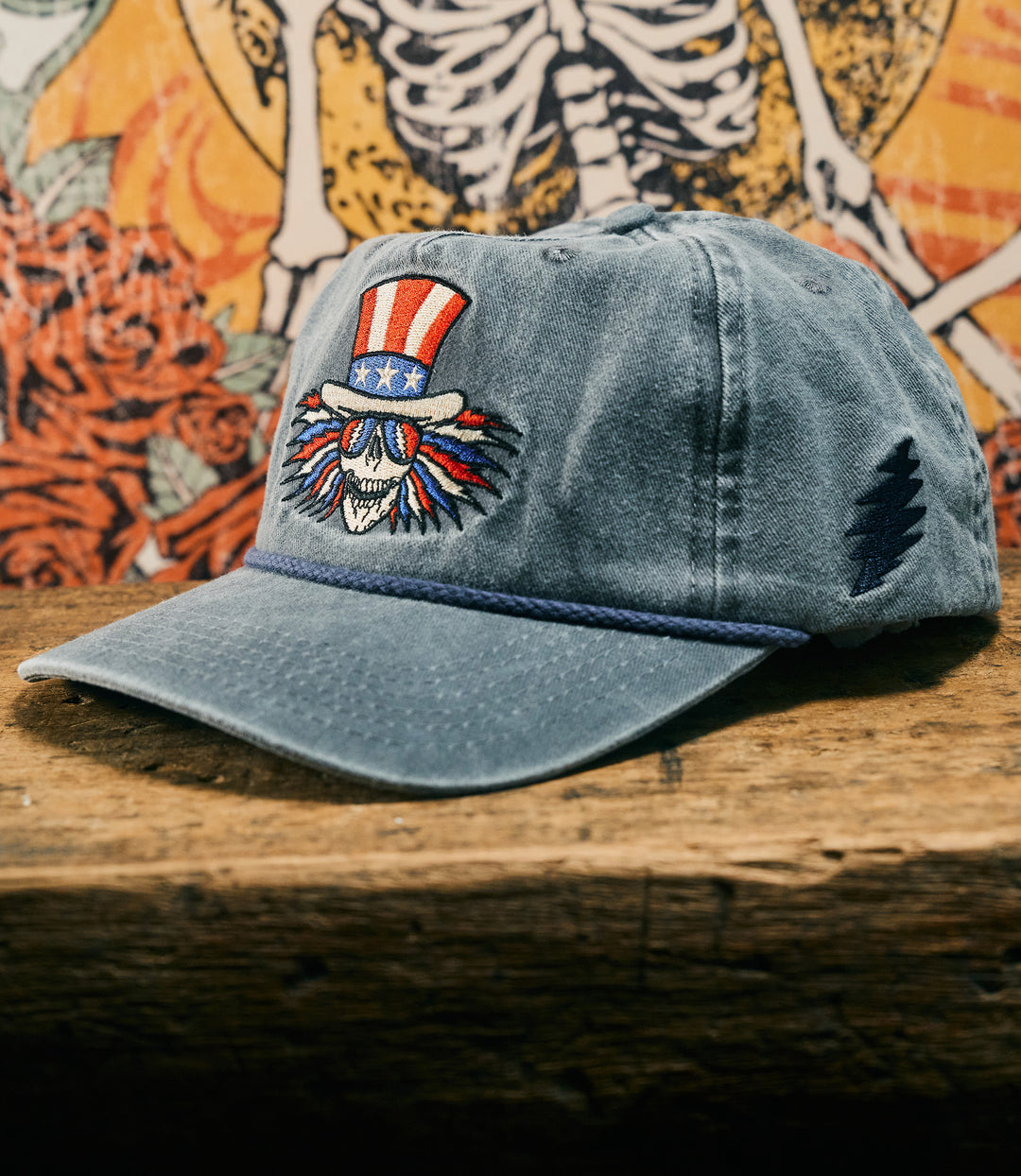 Grateful Dead Uncle Sam Canvas Snapback