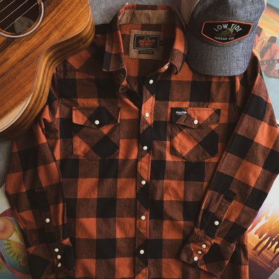 The Taylor Flannel - Rust Plaid