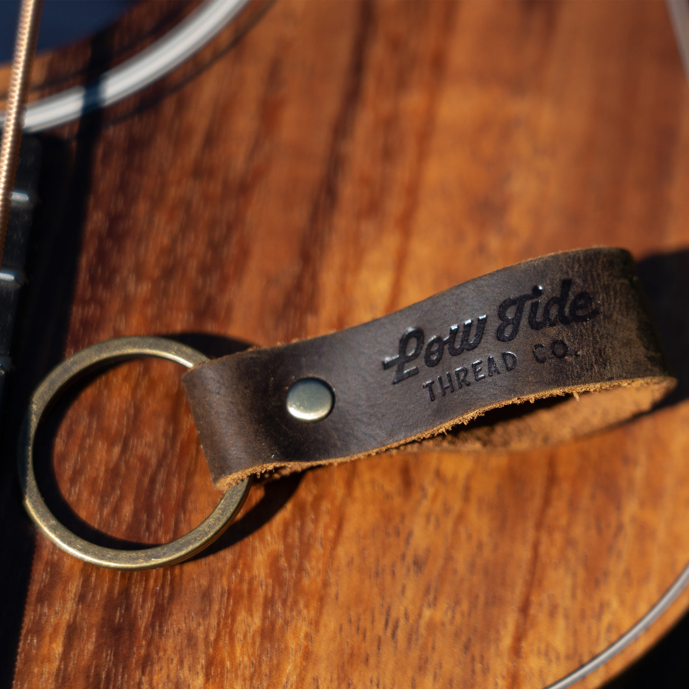 Crazy Horse Leather Keychain