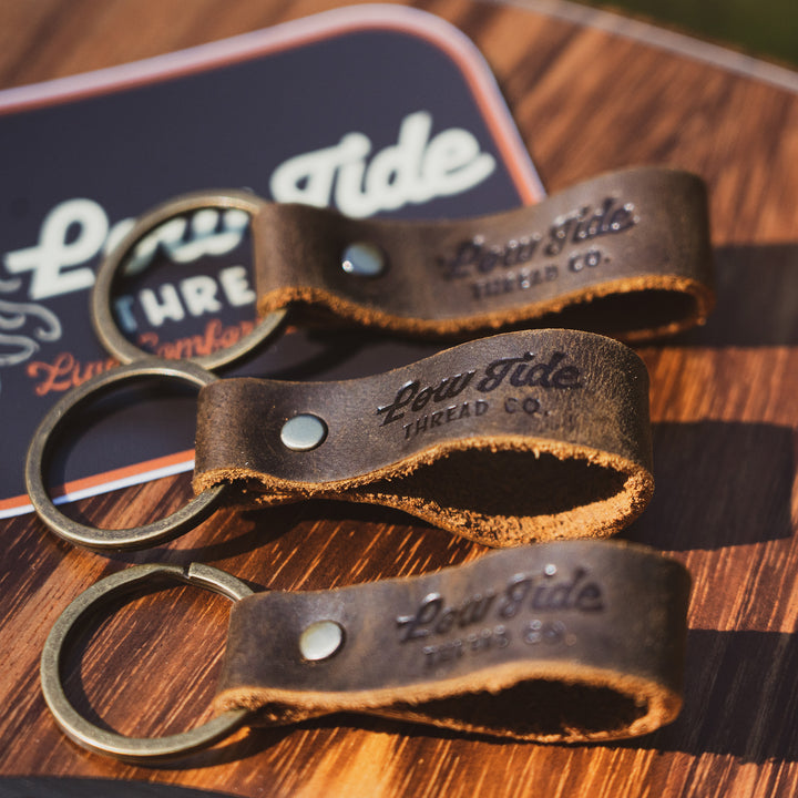 Crazy Horse Leather Keychain