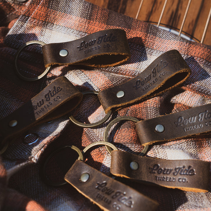 Crazy Horse Leather Keychain