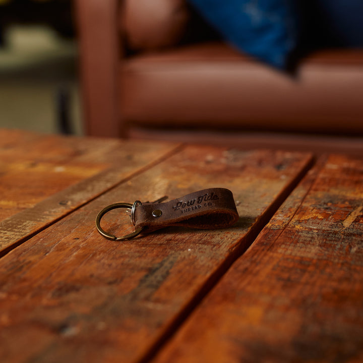 Crazy Horse Leather Keychain